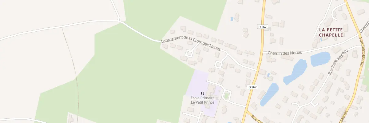 Plan du 19 Lot de la Croix des Noues à Ménil