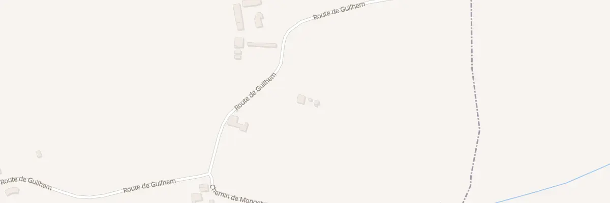 Plan du 1050 Rte de Guilhem à Hauriet