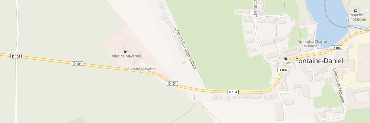 Plan du 1 Che du Verger Robert Fontaine à Saint-Georges-Buttavent