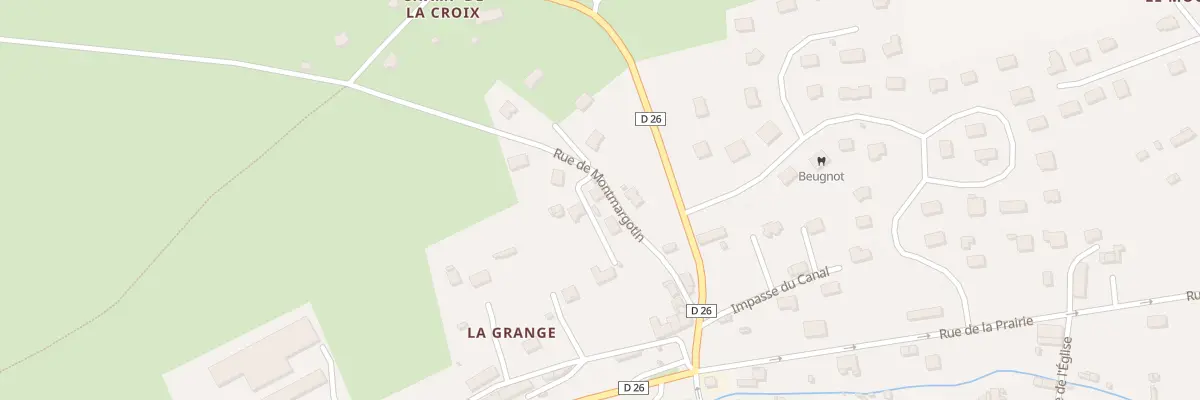 Plan du 5 Rue du Montmargotin - Vassy à Valdallière