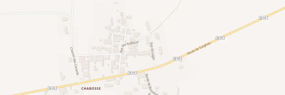 Plan du 2 Rte de Surgères à Saint-Saturnin-du-Bois