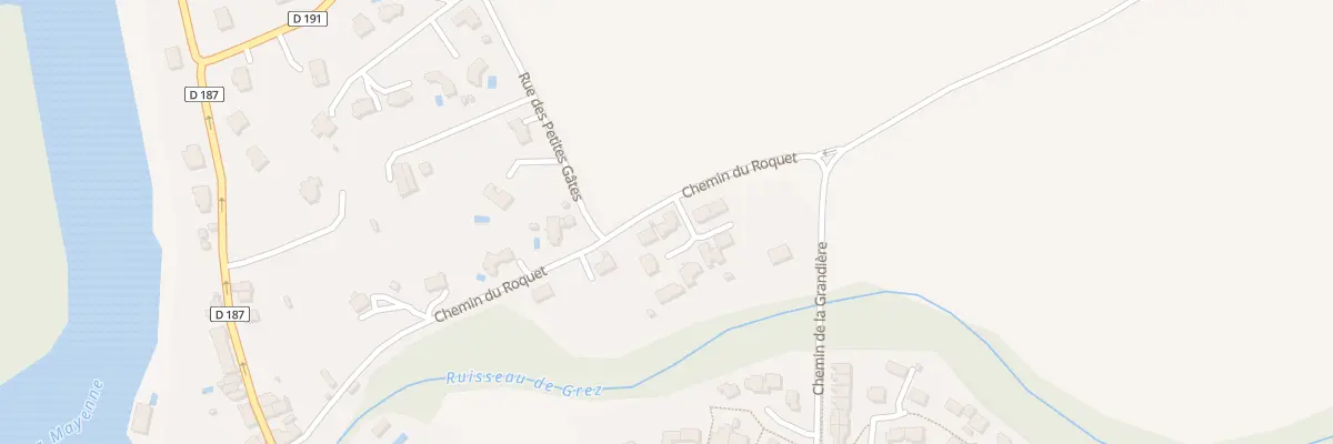Plan du 1 Hameau du Roquet à Grez-Neuville