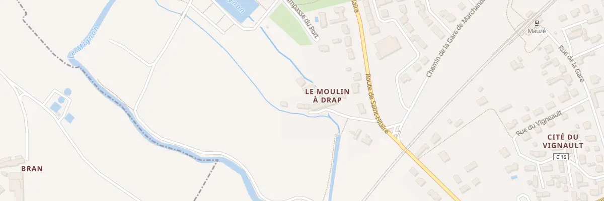 Plan du 3 Rte de Saint-Hilaire à Mauzé-sur-le-Mignon