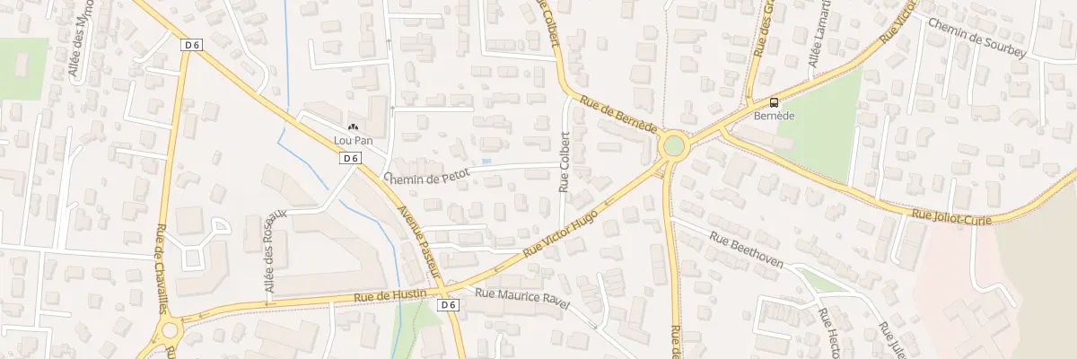 Plan du 2 Rue Colbert au Haillan