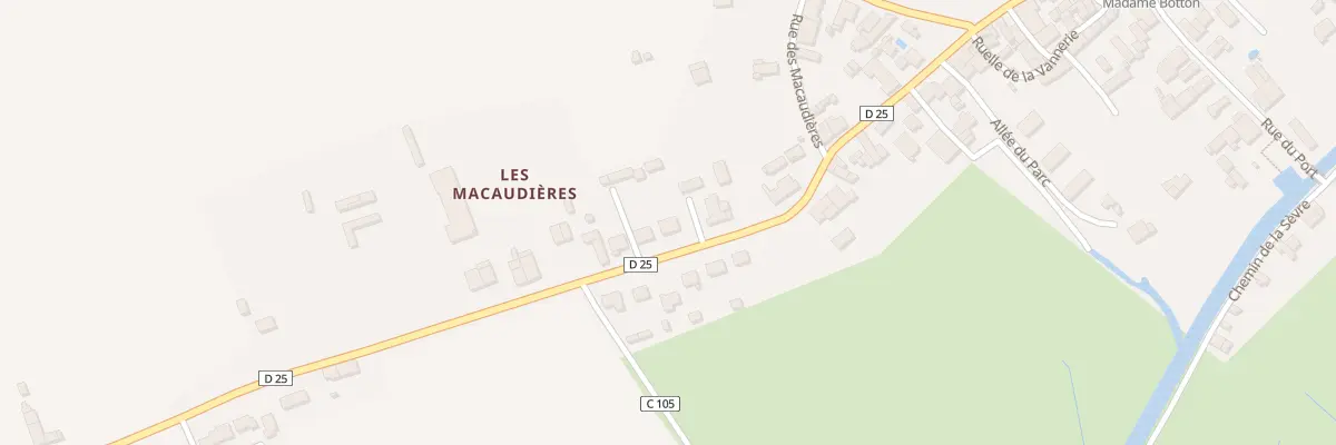 Plan du 28 Les Allées du Château au Mazeau