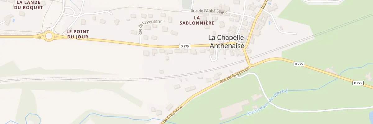 Plan du 25 Rue de Louverné à La Chapelle-Anthenaise