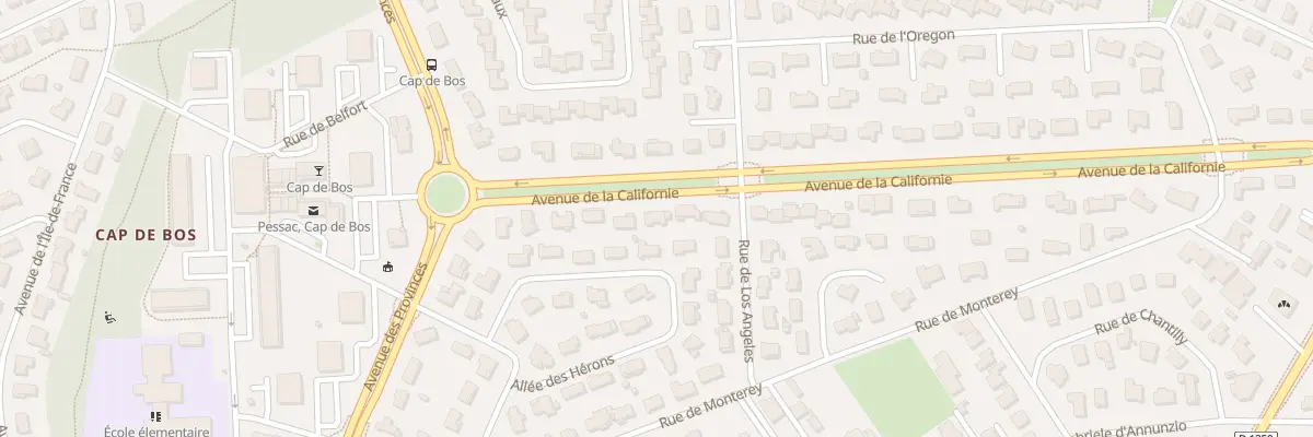 Plan du 39 Av de la Californie à Pessac