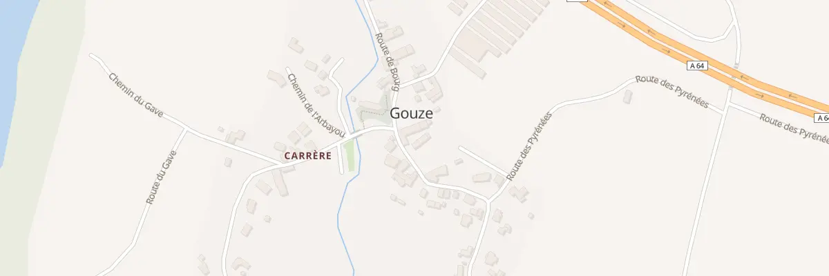 Plan du 33 Rte du Bourg Gouze à Mont