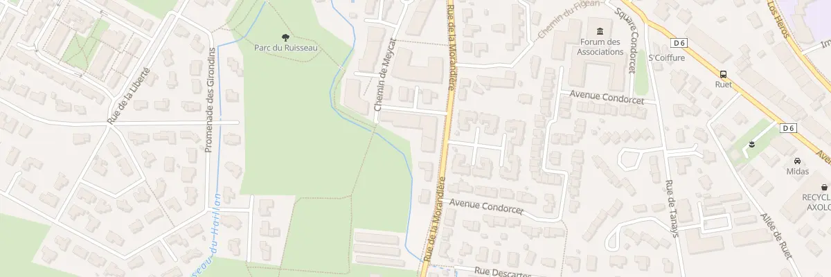 Plan du 1 Rue Muriers au Haillan