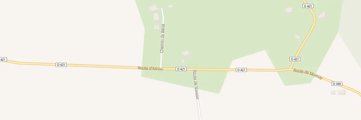 Plan du 2236 Rte d’Amou à Cazalis