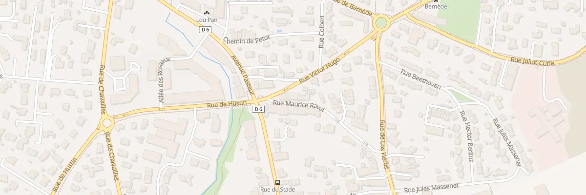 Plan du 4 Rue Maurice Ravel au Haillan