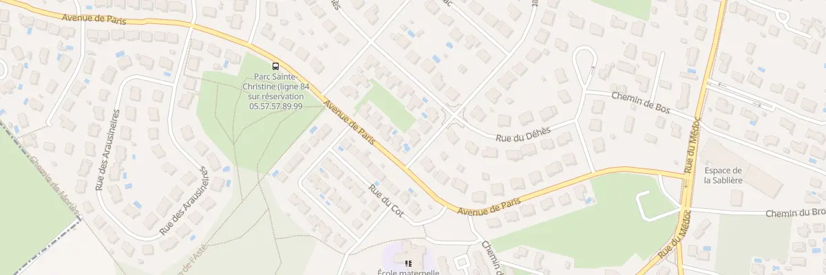 Plan du 4 Rue de Gasquet au Haillan