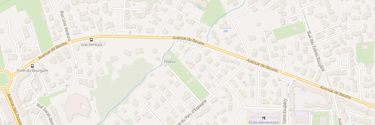 Plan du 77Q Av de Beutre à Pessac