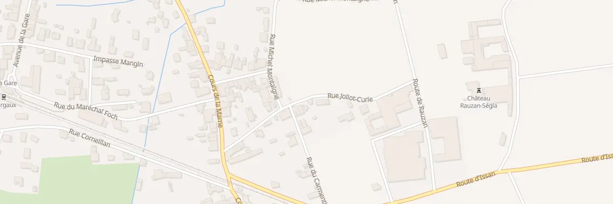 Plan du 13 Rue Joliot Curie à Margaux-Cantenac