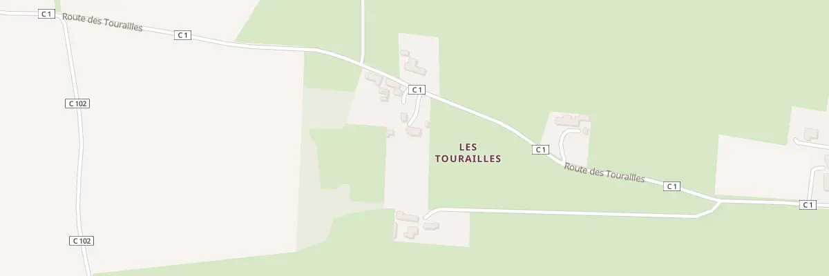 Plan du 832 Rte des Tourailles - Feuguerol à Aurseulles