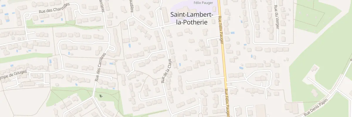 Plan du 13 Rue de la Claye à Saint-Lambert-la-Potherie