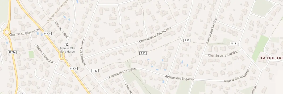 Plan du 15 Che de la Palombière à Cestas