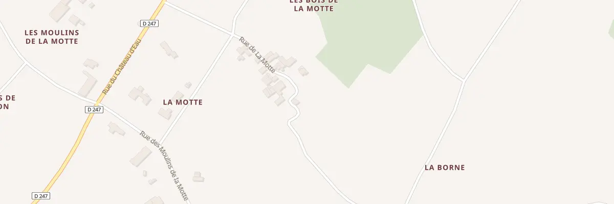Plan du 1 Imp de la Motte à Lorignac