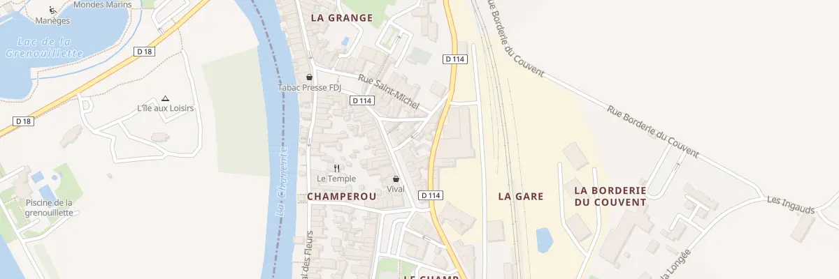Plan du 4 Rue du Petit Champerou à Saint-Savinien