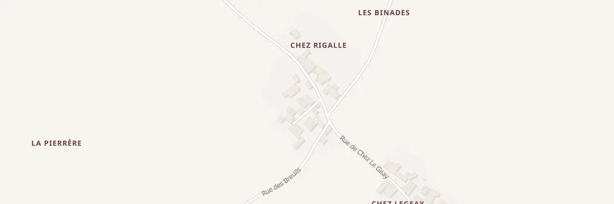 Plan du 2 Imp de Chez Rigalle à Lorignac
