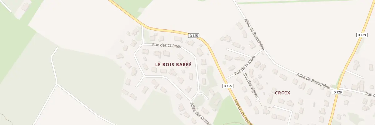 Plan du 17 Rue des Chenes à Chermignac