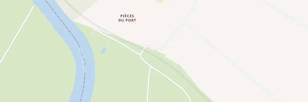 Plan du 8015 Pieces du Port à Saint-Savinien