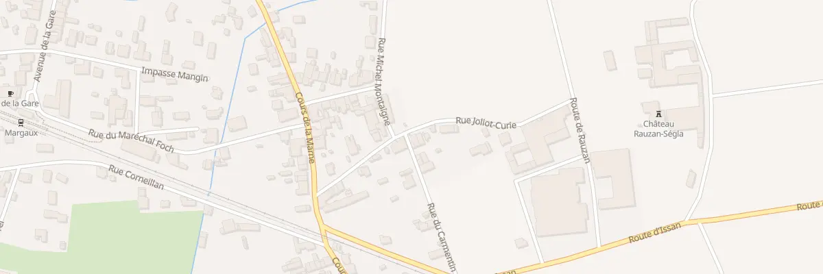 Plan du 11 Rue Joliot Curie à Margaux-Cantenac