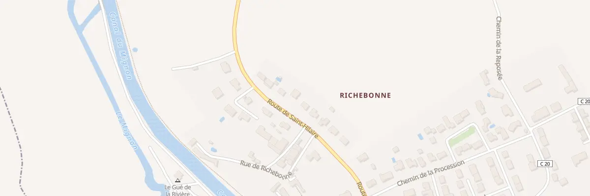 Plan du 34 Rte de Saint-Hilaire à Mauzé-sur-le-Mignon