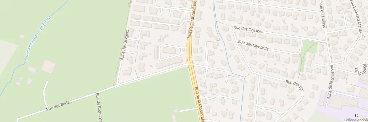 Plan du 33 Rue de la Morandière au Haillan