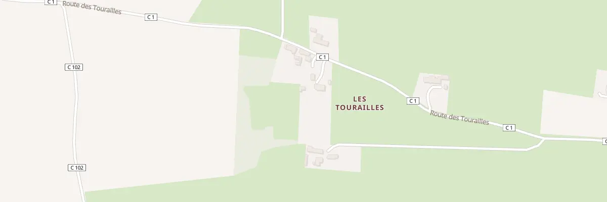 Plan du 816 Rte des Tourailles - Feuguerol à Aurseulles