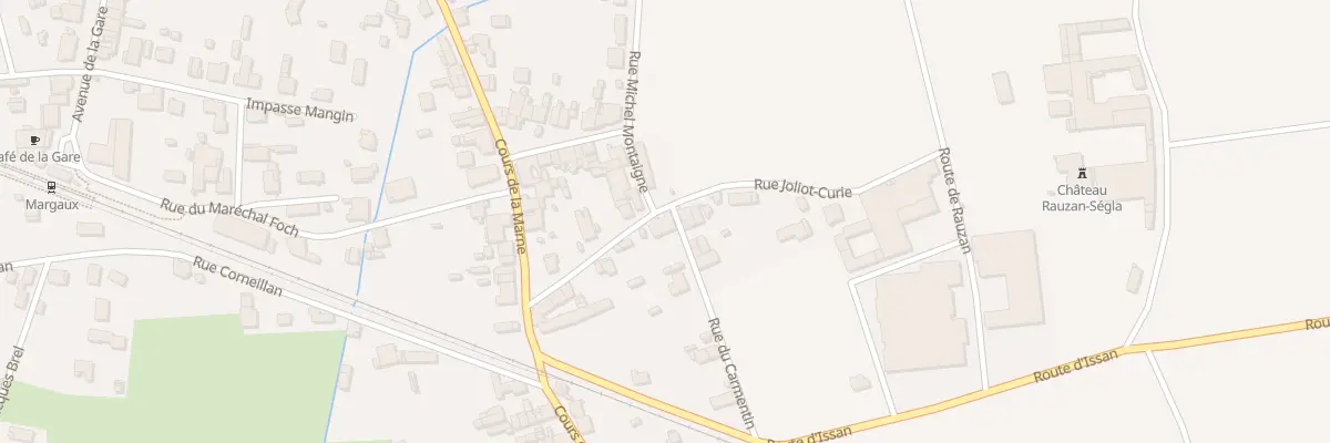 Plan du 9 Rue Joliot Curie à Margaux-Cantenac