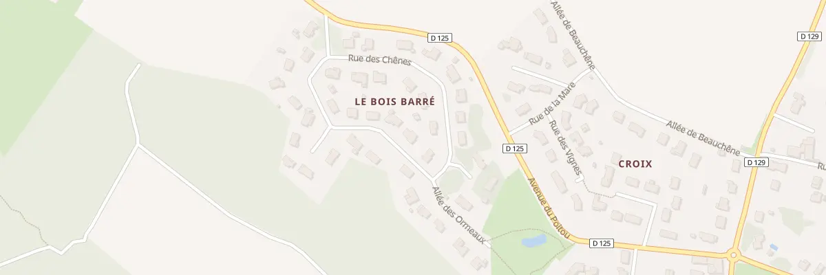 Plan du 11 Rue des Chenes à Chermignac