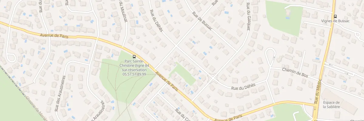 Plan du 26 Rue du Dehès au Haillan