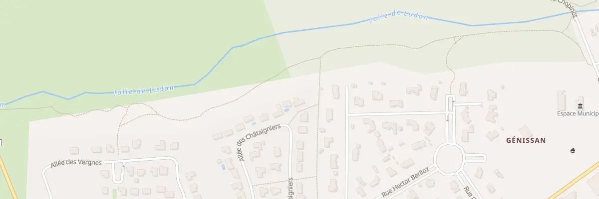 Plan du 24 All des Chataigniers au Pian-Médoc