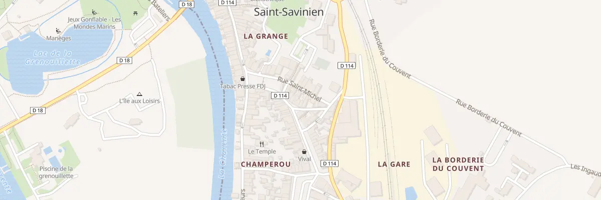 Plan du 1 Rue du Puits d’Amour à Saint-Savinien