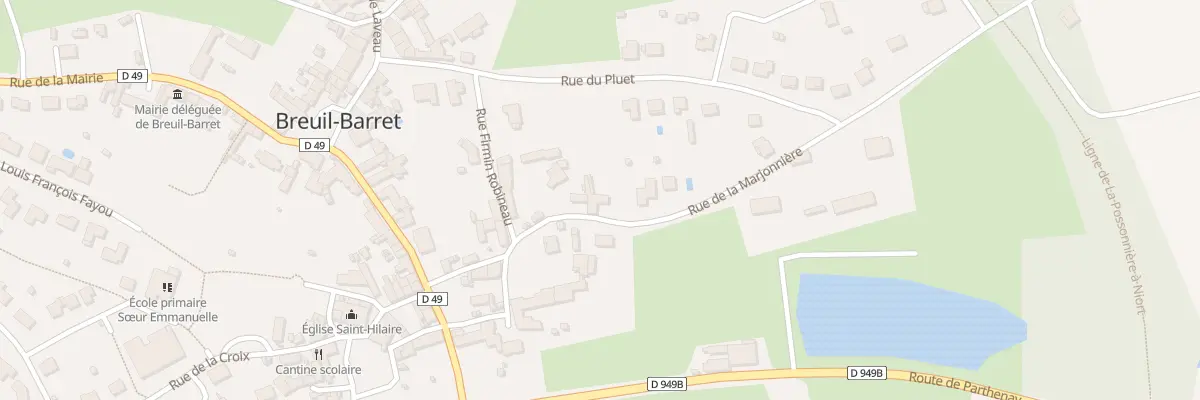 Plan du 31 Rue de la marjonnière à Terval