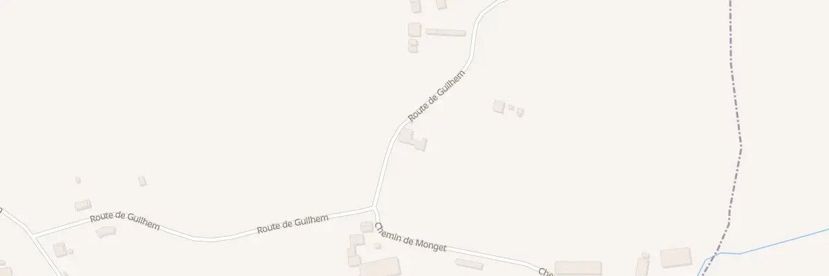 Plan du 998 Rte de Guilhem à Hauriet