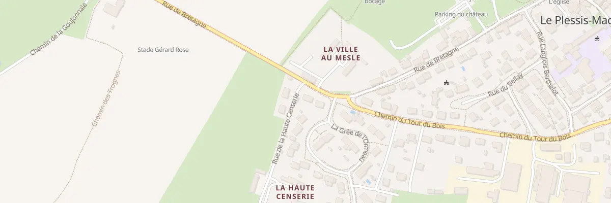 Plan du 3 Rte de St Clement Plessis Mace à Longuenée-en-Anjou