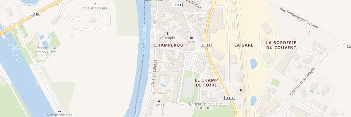 Plan du 14 Pl de la Victoire à Saint-Savinien