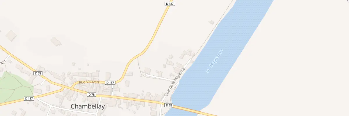 Plan du 11 Quai de la Mayenne à Chambellay