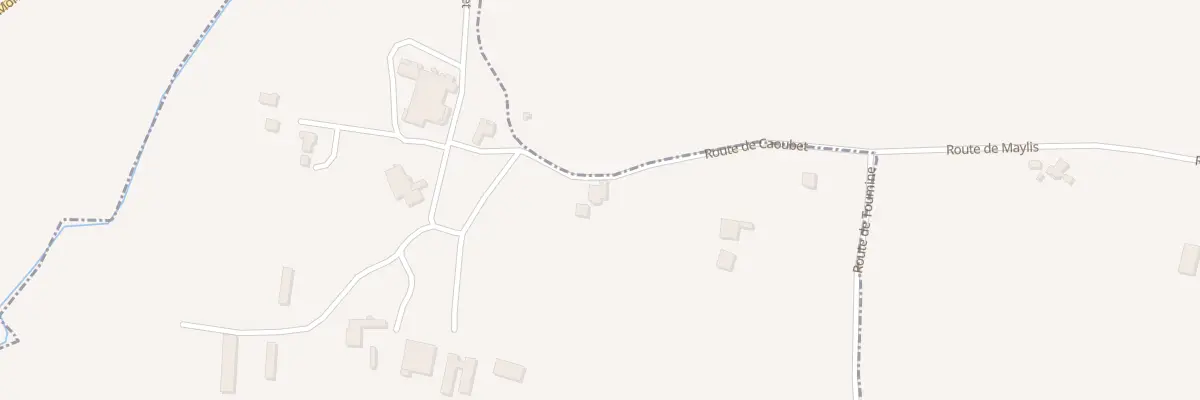 Plan du 225 Rte de Caoubet à Maylis