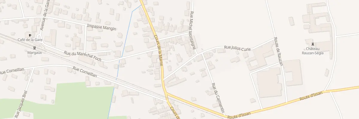 Plan du 6 Rue Joliot Curie à Margaux-Cantenac