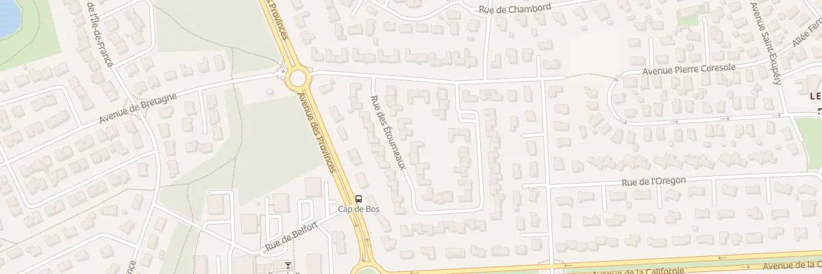 Plan du 36 Rue des Etourneaux à Pessac