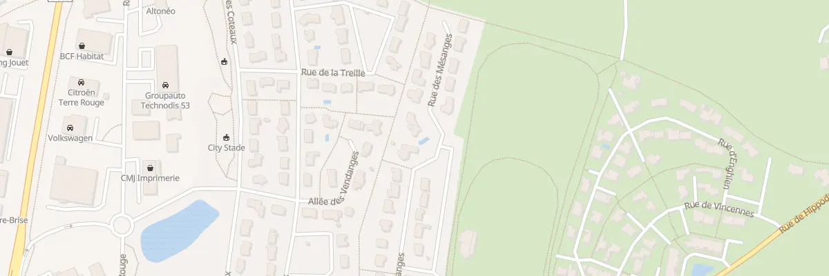 Plan du 39 Rue des Mesanges Aze à Château-Gontier-sur-Mayenne