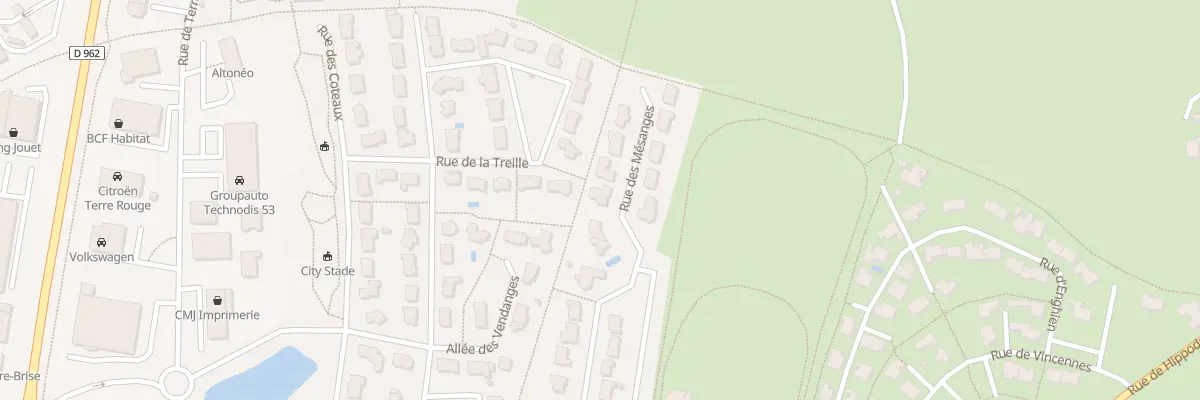 Plan du 41 Rue des Mesanges Aze à Château-Gontier-sur-Mayenne