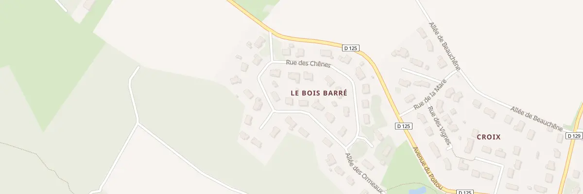 Plan du 5 Rue des Chenes à Chermignac