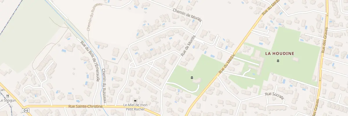 Plan du 15 Rue du Coteau au Haillan