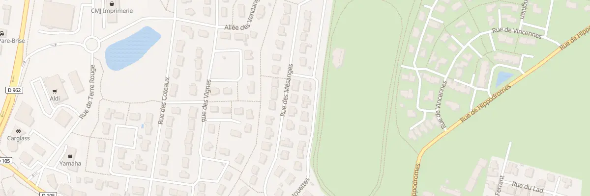 Plan du 14 Rue des Mesanges Aze à Château-Gontier-sur-Mayenne