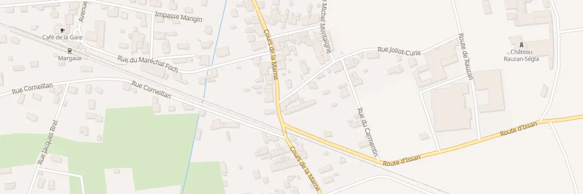Plan du 5 Rue Joliot Curie à Margaux-Cantenac