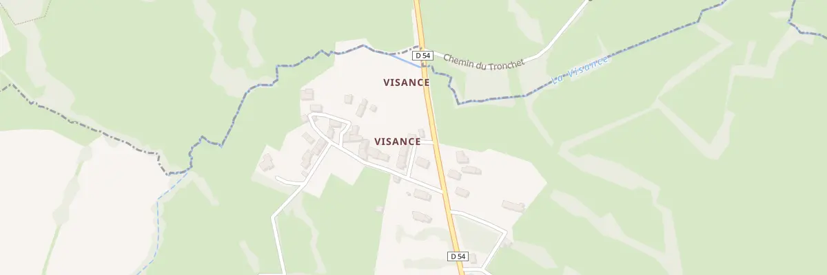 Plan du 382 Visance à Chanu